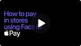 how to pay in store using face id video